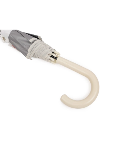 Dámsky vystreľovací dáždnik béžový lem - 1 ks | Mimib