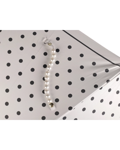 Dámsky vystreľovací dáždnik s bodkami a perlami - 1 ks | Mimib
