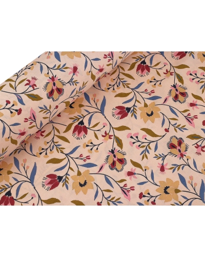 Bavlnená látka / plátno kvety - 1 m | Mimib