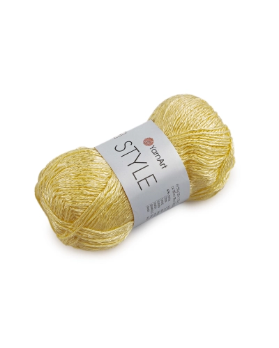 Bavlnená pletacia priadza Style s viskozovým vláknom 50 g - 1 ks | Mimib