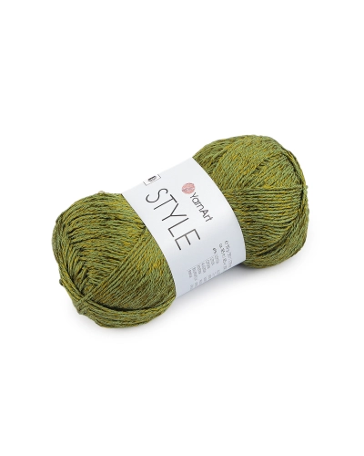 Bavlnená pletacia priadza Style s viskozovým vláknom 50 g - 1 ks | Mimib