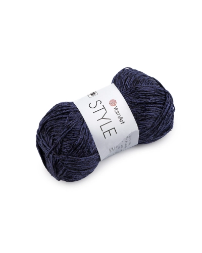 Bavlnená pletacia priadza Style s viskozovým vláknom 50 g - 1 ks | Mimib
