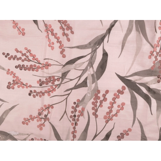 Bavlnená látka / plátno listy / rastliny šírka 220 cm - 1 m | Mimib