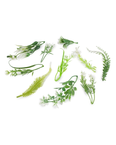 Umelé mini vetvičky na aranžovanie, mix 11 ks - 1 sáčok | Mimib