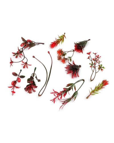 Umelé mini vetvičky na aranžovanie, mix 11 ks - 1 sáčok | Mimib