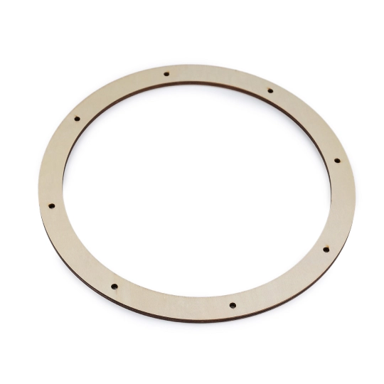 Drevený kruh na výrobu vencov s 8 otvormi Ø26 cm - 1 ks | Mimib