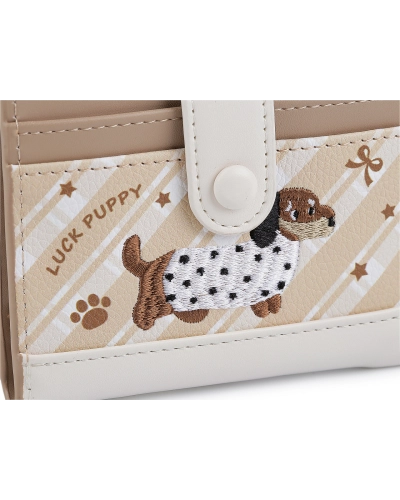 Peňaženka s výšivkou jazvečíka 9x11 cm - 1 ks | Mimib