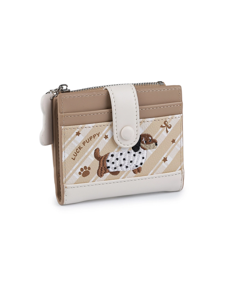 Peňaženka s výšivkou jazvečíka 9x11 cm - 1 ks | Mimib