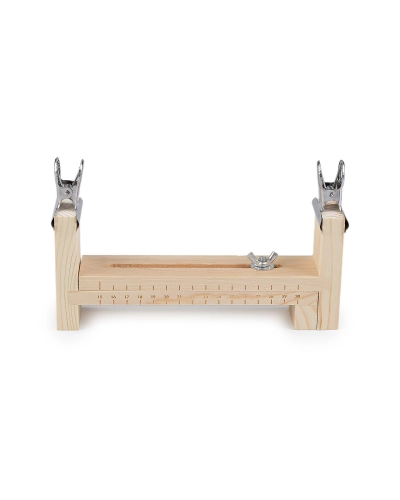 Drevený stav na pletenie náramkov a náhrdelníkov, nastaviteľný - 1 ks | Mimib
