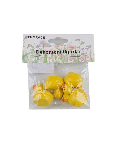 Veľkonočná kačička na ďalšie tvorenie a dekorovanie - 4 ks | Mimib