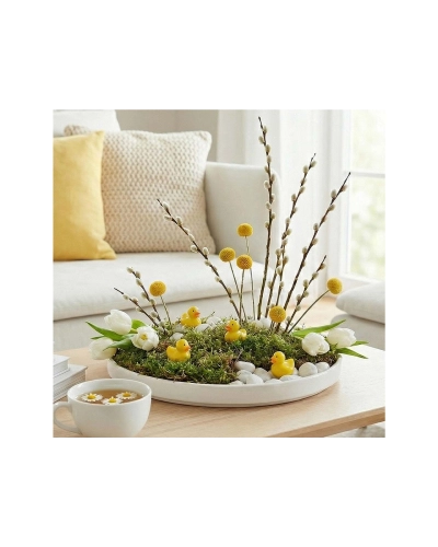 Veľkonočná kačička na ďalšie tvorenie a dekorovanie - 4 ks | Mimib