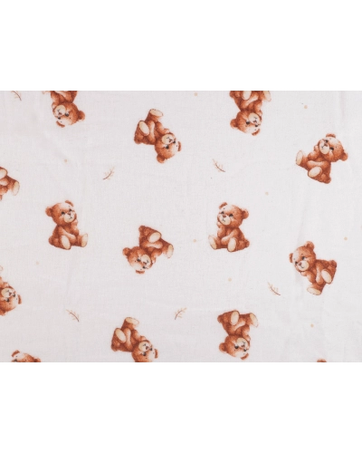 Bavlnený flanel medvedík - 1 m | Mimib