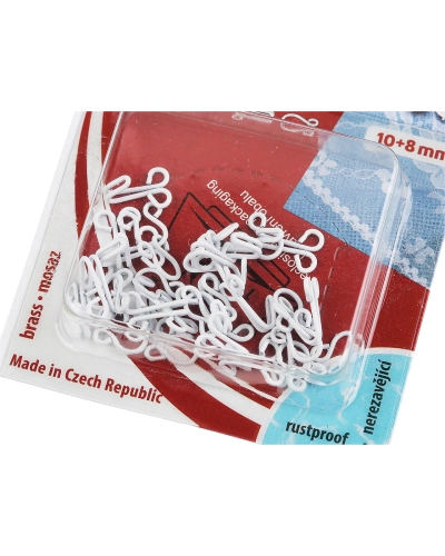 Háčiky a očká veľkosť 10+8 mm - 1 krab. | Mimib