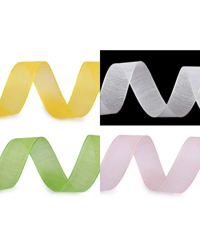 Plátnová stuha s vlascom šírka 25 mm - 25 m | Mimib