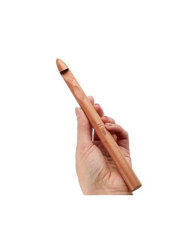 Háčik na háčkovanie drevený veľ. 15 - 1 ks | Mimib