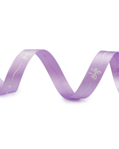 Saténová stuha šírka 15 mm mašličky a srdiečka - 20 m | Mimib