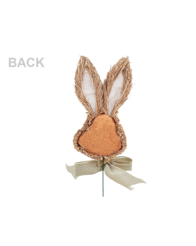 Zápich veľkonočný zajačik slamený - 1 ks | Mimib