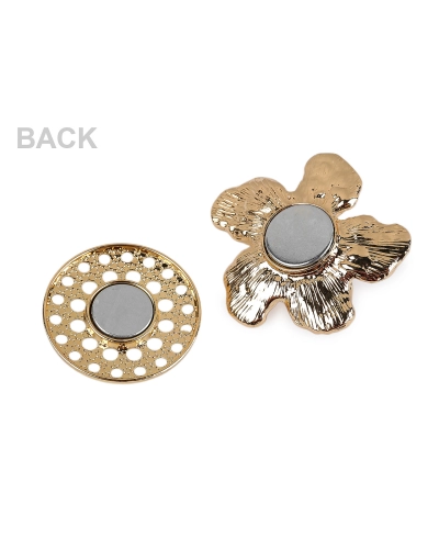 Magnetická brošňa kvet s perlou - 1 ks | Mimib