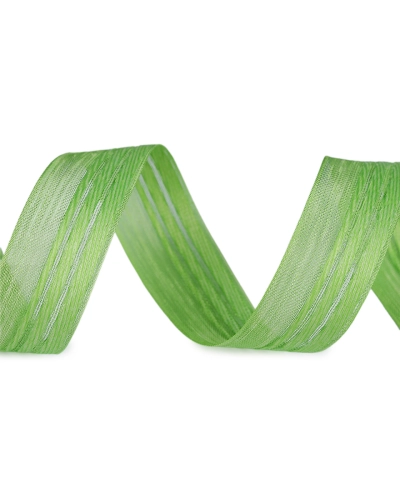 Plátnová stuha s efektnou niťou šírka 25 mm - 20 m | Mimib