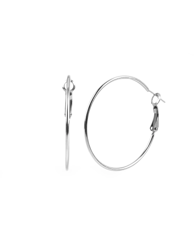 Náušnice z nerezovej ocele kruhy - 1 pár | Mimib