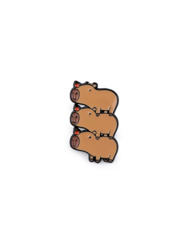 Brošňa / odznak kapybara - 1 ks | Mimib