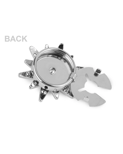 Ozdoba na gombík s brúsenými kamienkami - 1 ks | Mimib