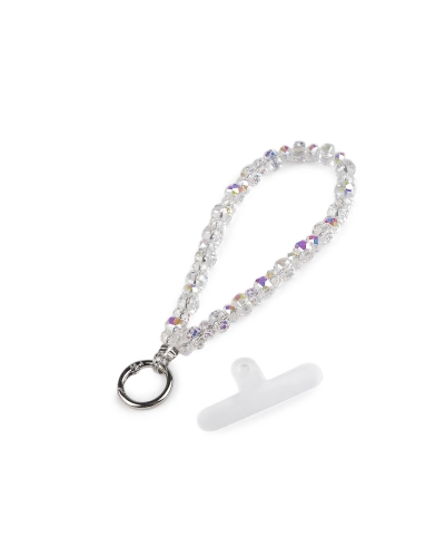 Prívesok na mobil zo sklenených korálikov - 1 ks | Mimib