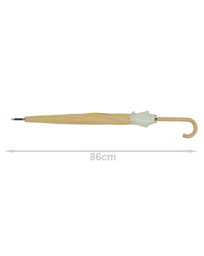 Veľký rodinný dáždnik s drevenou rukoväťou - 1 ks | Mimib