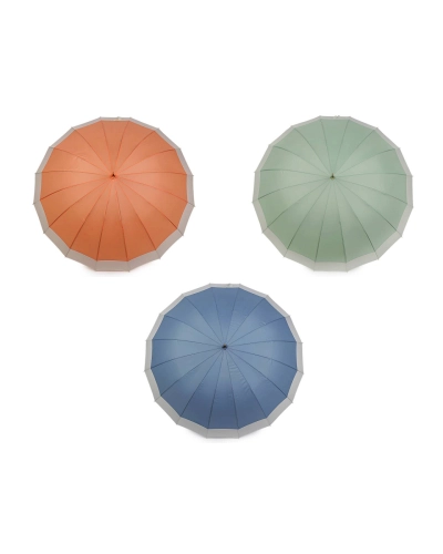 Veľký rodinný dáždnik s drevenou rukoväťou - 1 ks | Mimib