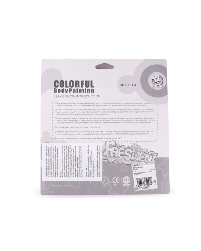 Farby / pastelky na tvár, súprava 12 ks - 1 ks | Mimib