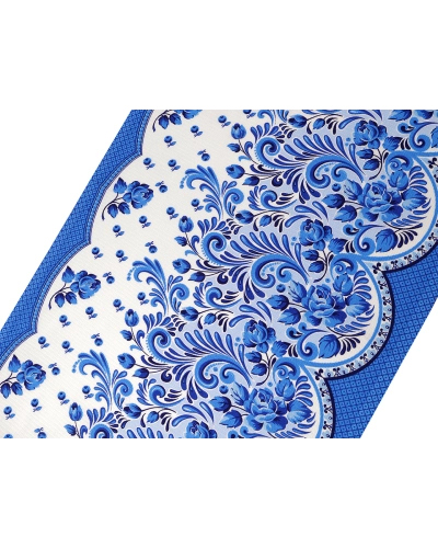 Bavlnené vaflové piké kvety - 1 m