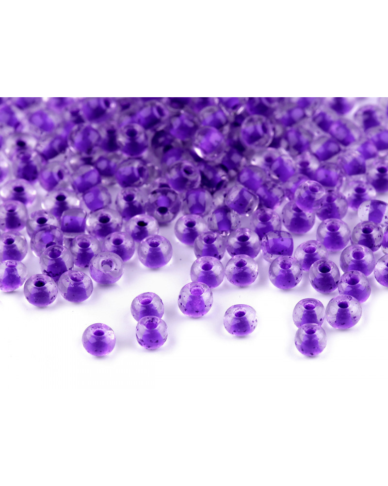 Mărgele nisip transparente cu interior colorat, 6/0 - 4 mm | Mimib Mărgele nisip transparente cu interior colorat, 6/0 - 4 mm | Mimib