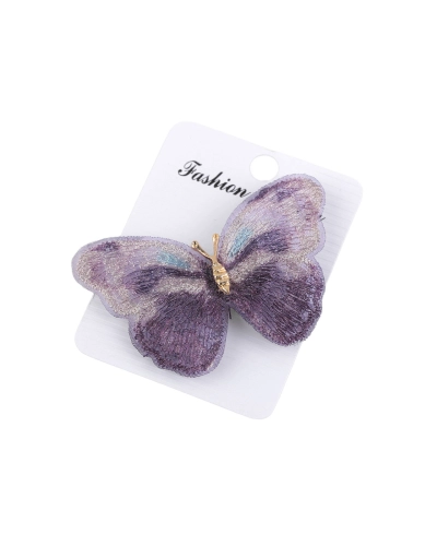 Brošňa motýľ textilný - 1 ks | Mimib