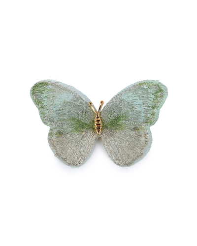 Brošňa motýľ textilný - 1 ks | Mimib