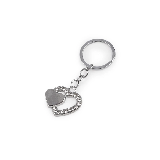 Prívesok na kľúče srdce, štvorlístok - 1 ks | Mimib