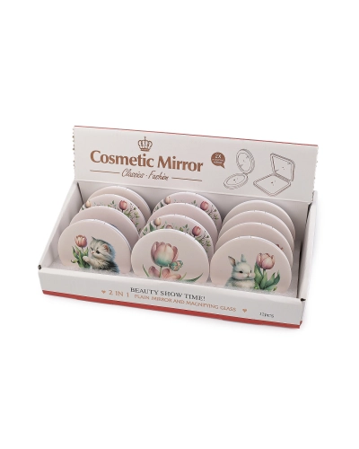 Kozmetické zrkadlo zvieratká - 1 ks | Mimib