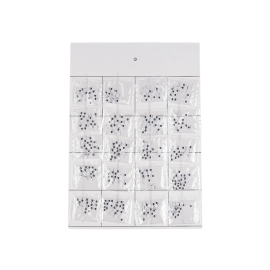 Plastové oči na nalepenie s pohyblivou šošovkou Ø6, 8, 10, 12 mm - 20 sáčok | Mimib