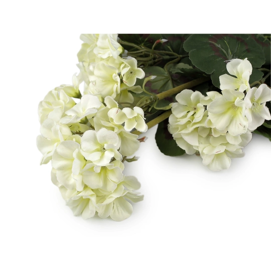 Umelá kytica muškát - 1 ks | Mimib