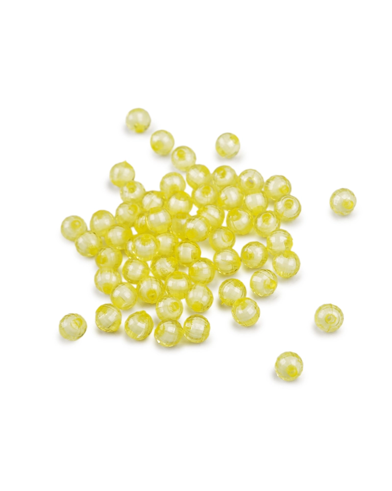 Plastové koráliky ploškované Ø8 mm - 20 g | Mimib