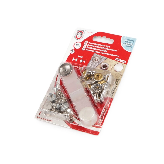 Gombíky stláčacie s pierkom Wuk Ø13,5 mm vodotesné - 1 kar. | Mimib