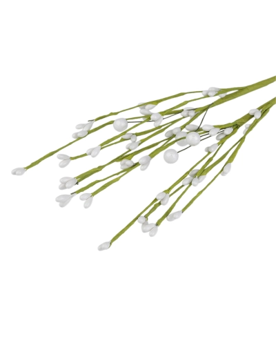 Umelá vetvička s púčikmi na drôtiku tvarovateľná - 2 ks | Mimib