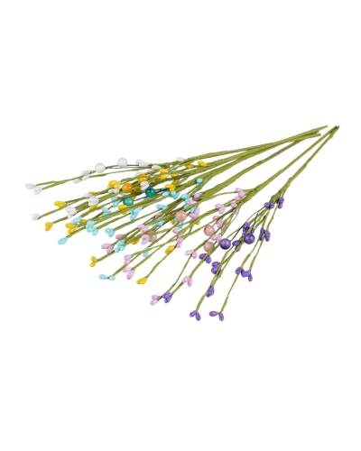 Umelá vetvička s púčikmi na drôtiku tvarovateľná - 2 ks | Mimib