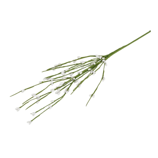 Umelá vetvička s púčikmi na drôtiku tvarovateľná - 1 ks | Mimib