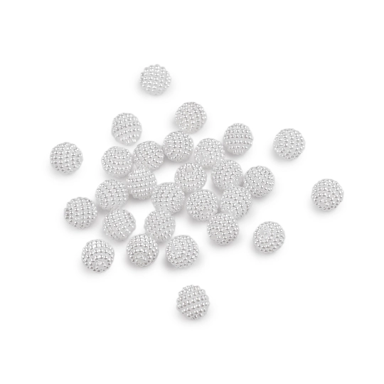 Plastové voskové koráliky / perly maliny Ø10 mm - 10 g | Mimib