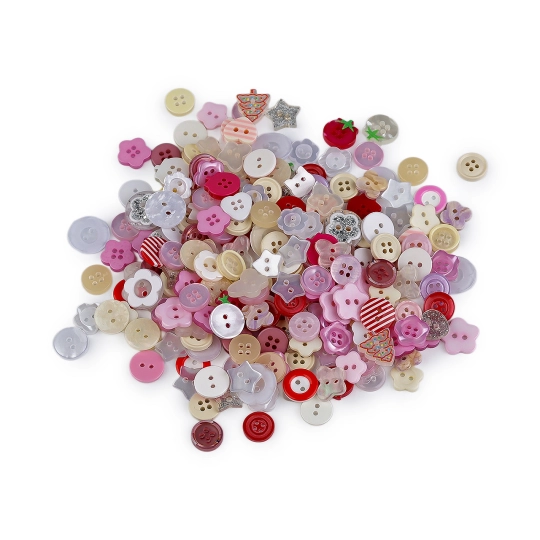 Gombíky mix 500 ks - 1 sáčok | Mimib