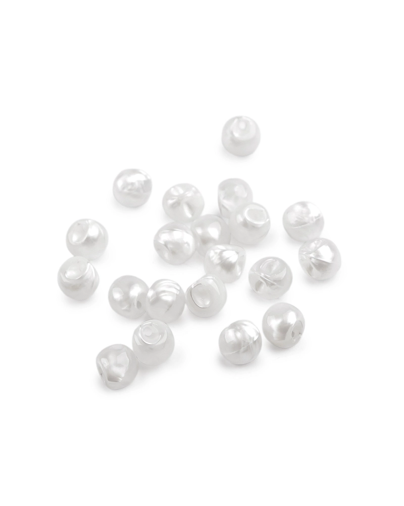 Perla na našitie / gombík Ø10 mm - 20 ks | Mimib