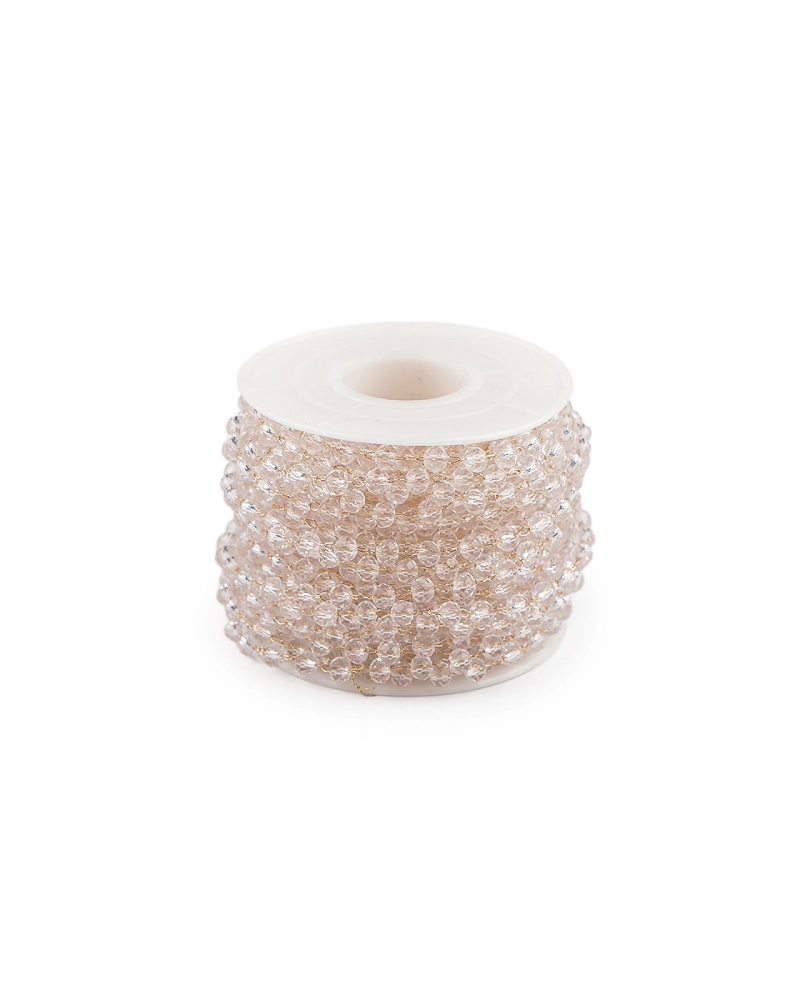 Retiazka s brúsenými korálikmi Ø4 mm metráž - 10 m | Mimib