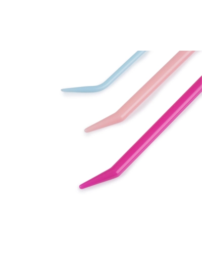 Ihly plastové so zahnutou špičkou sada 3 ks mix veľkostí - 1 sada | Mimib