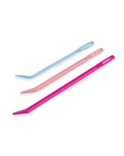 Ihly plastové so zahnutou špičkou sada 3 ks mix veľkostí - 1 sada | Mimib