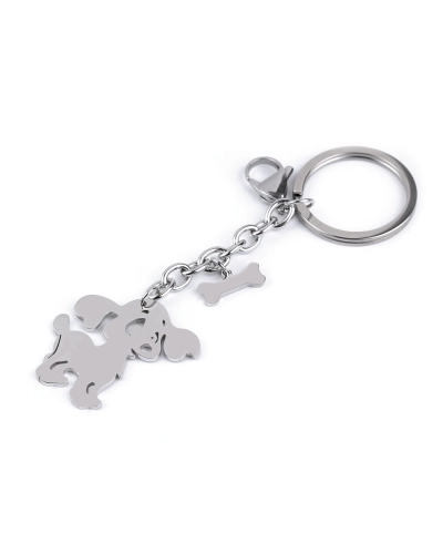 Breloc  chei / geantă din oțel inoxidabil - 1 buc. | Mimib